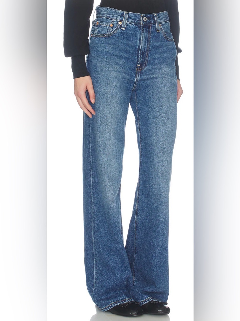 Levi’s Ribcage Wide Leg Jean in Maybe Anywhere
